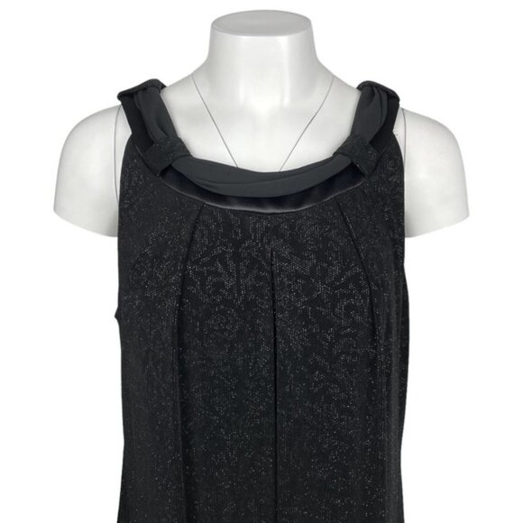 R&M Richards Shift Dress Sz 16 Black - Picture 2 of 7